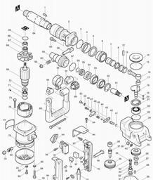 Makita HR5000K spare parts