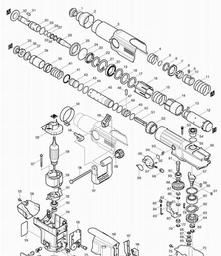 Makita HR5001C spare parts