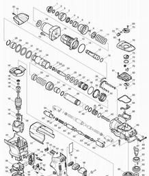 Makita HR5211C spare parts