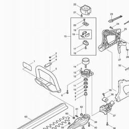 Makita HTR4901 spare parts