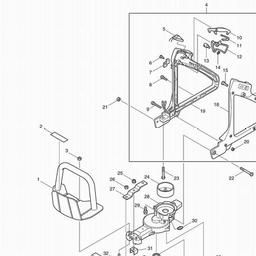 Makita HTR5600 spare parts