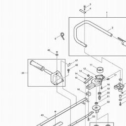 Makita HTR7610 spare parts