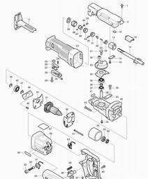 Makita JR140D spare parts