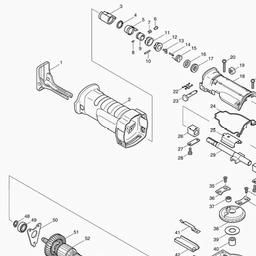 Makita JR3050T spare parts
