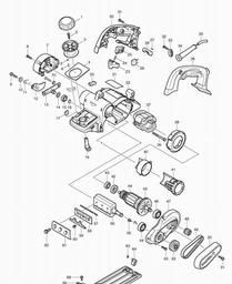 Makita KP0810 spare parts