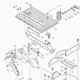 Makita LH1040F spare parts