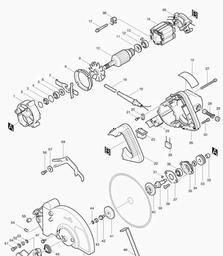 Makita LS0810 spare parts
