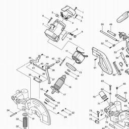 Makita LS1214F spare parts