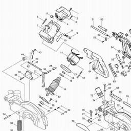 Makita LS1214L spare parts