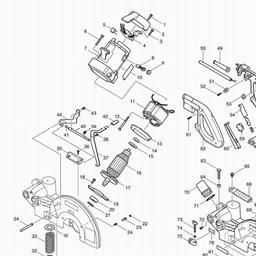 Makita LS1214 spare parts