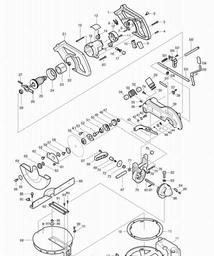 Makita LS800D spare parts
