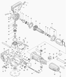 Makita PJ7000 spare parts