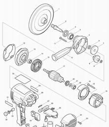 Makita PV7000C spare parts