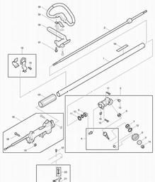 Makita RBC201 spare parts