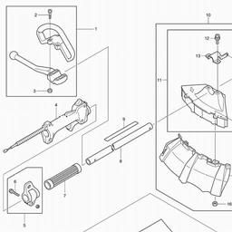 Makita RBC2110 spare parts