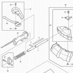 Makita RBC2510 spare parts