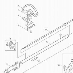 Makita RBC281 spare parts