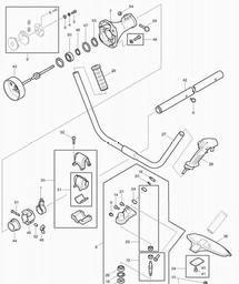 Makita RBC525 spare parts