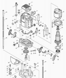 Makita RP2301FC spare parts