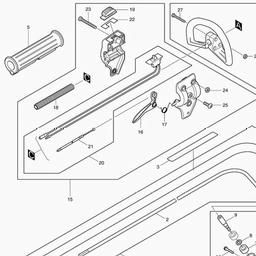 Makita RST200 spare parts