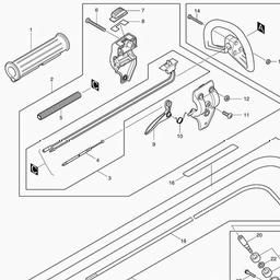 Makita RST210 spare parts