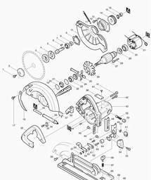 Makita SR2300 spare parts