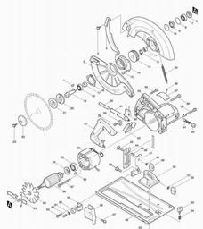 Makita SR2600 spare parts