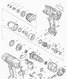 Makita TD0101F spare parts