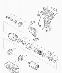 Makita TD090D spare parts
