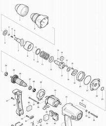 Makita TW0200 spare parts