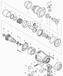 Makita TW1000 spare parts