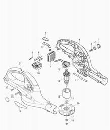 Makita UB360D spare parts