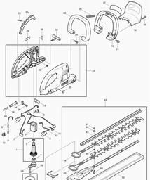 Makita UH4050 spare parts