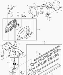 Makita UH4850 spare parts