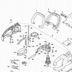 Makita UH5540 spare parts