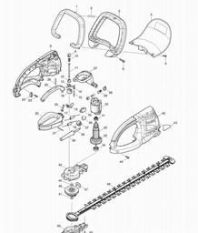 Makita UH5570 spare parts