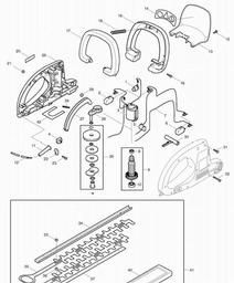 Makita UH6330 spare parts