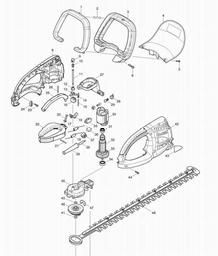 Makita UH6570 spare parts