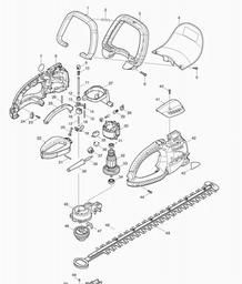 Makita UH6580 spare parts