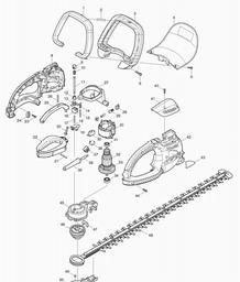 Makita UH7580 spare parts