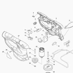Makita UM164D spare parts