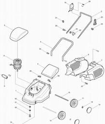 Makita UM320 spare parts