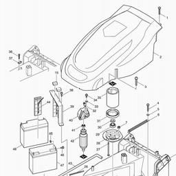 Makita UM401D spare parts