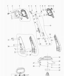 Makita UR3000 spare parts