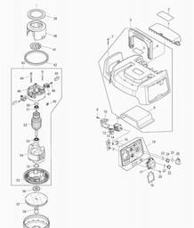 Makita VC3211M spare parts