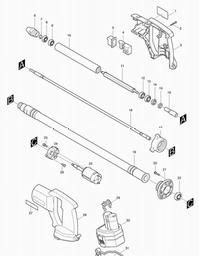 Makita VR250D spare parts