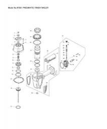 Makita AF601 spare parts
