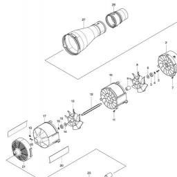 Makita AGCS spare parts
