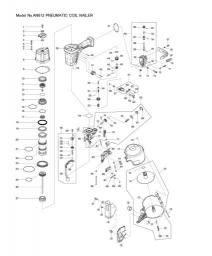 Makita AN613 spare parts