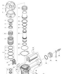 Makita AN634H spare parts